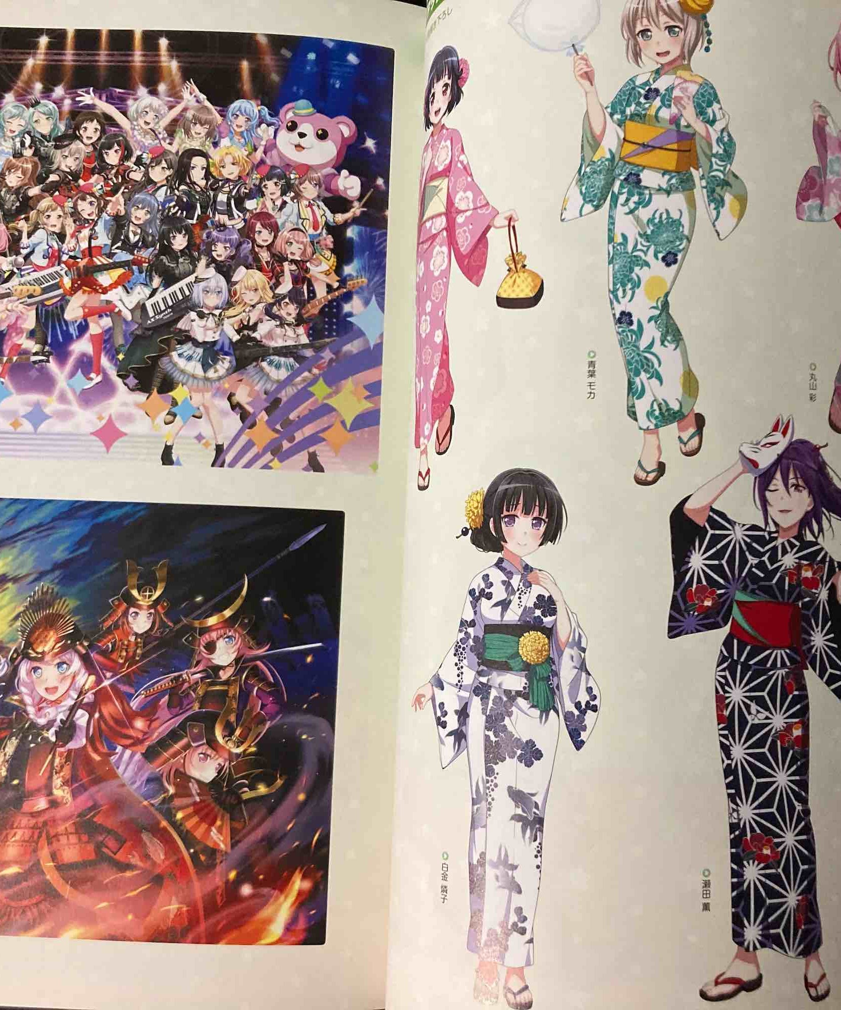 BanG Dream Girls band Party Visual Book 4 + 5