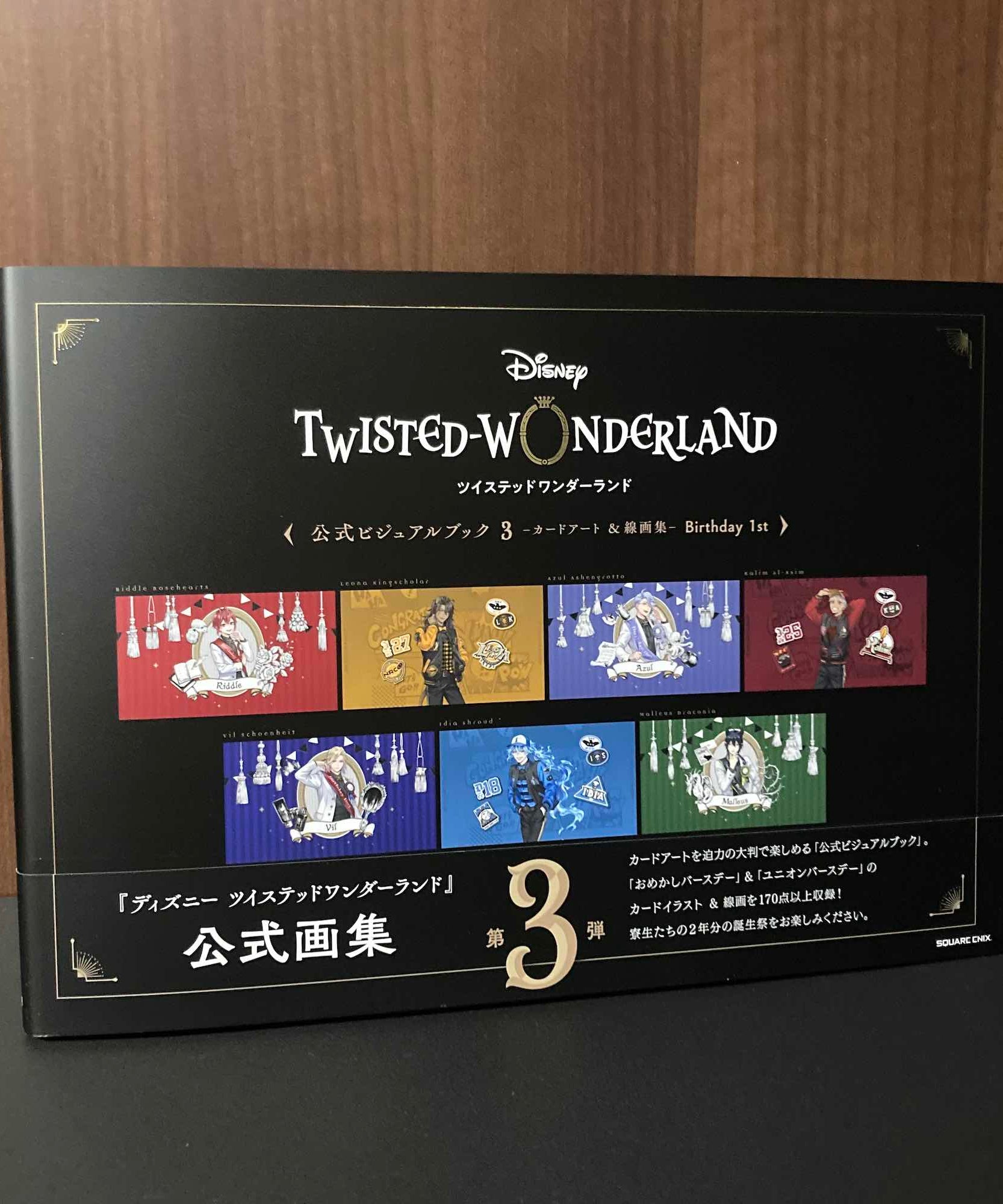 Twisted Wonderland Official Visual Book 3 Card Art + Line Drawing