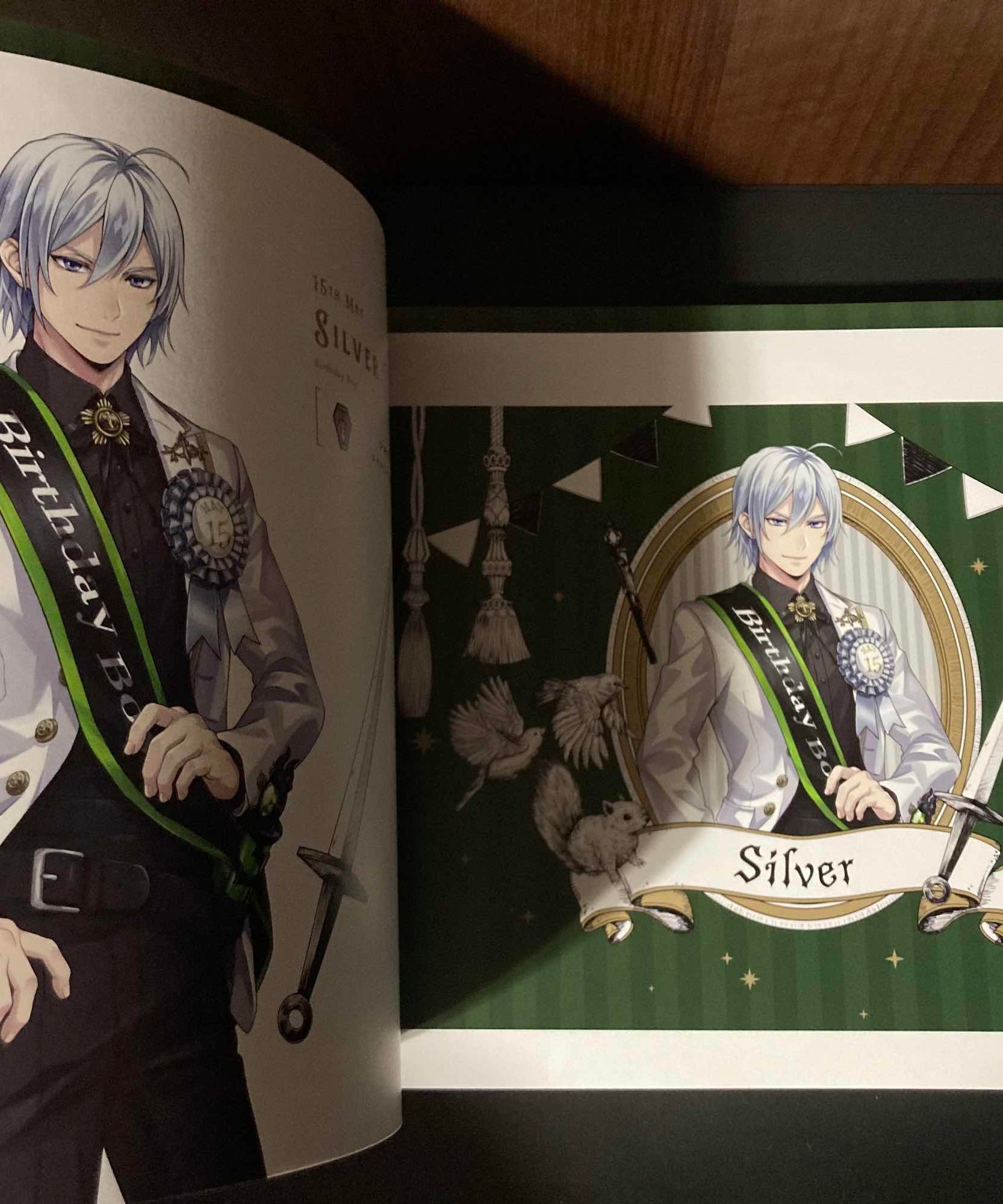 Twisted Wonderland Official Visual Book 3 Card Art + Line Drawing