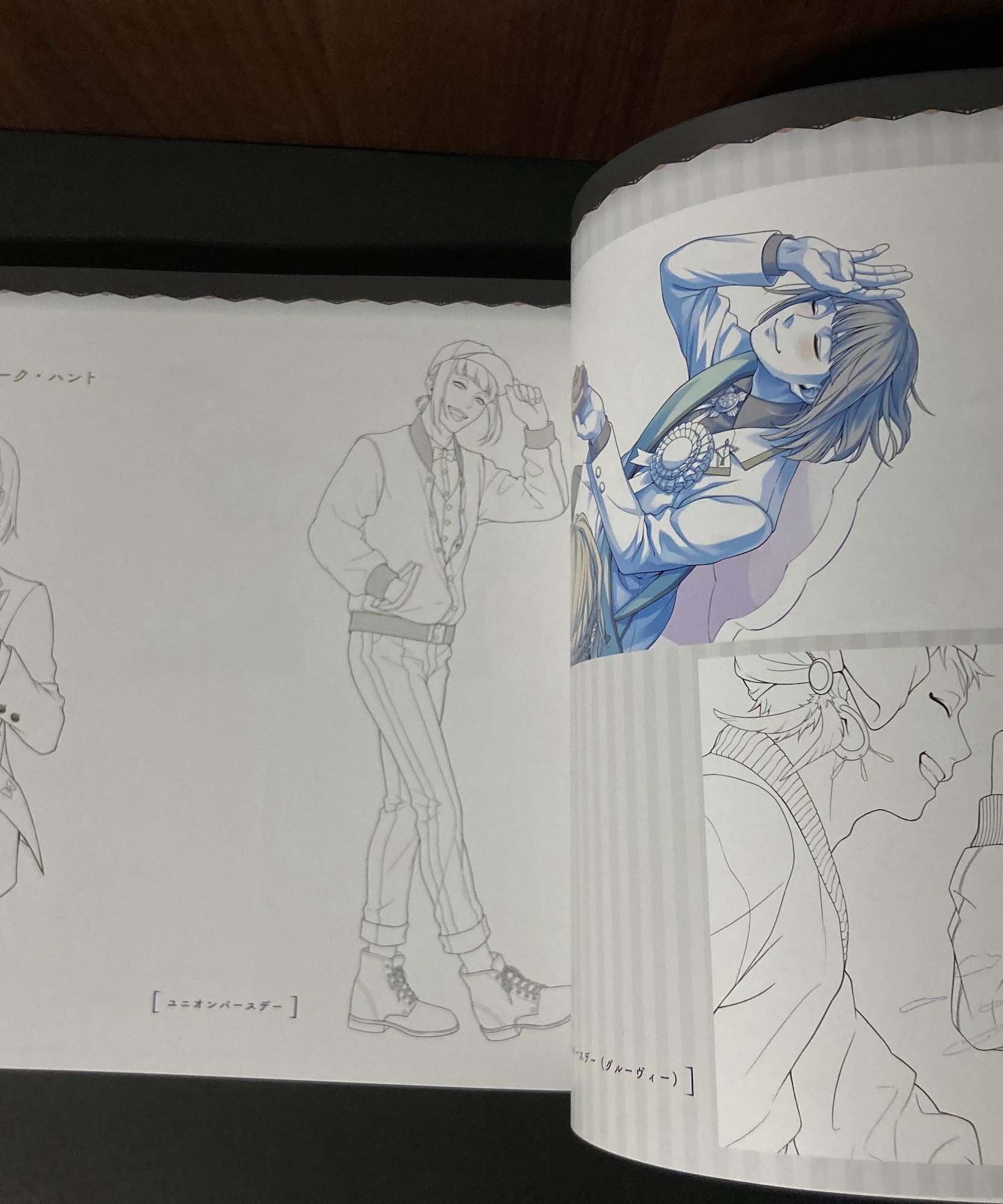 Twisted Wonderland Official Visual Book 3 Card Art + Line Drawing