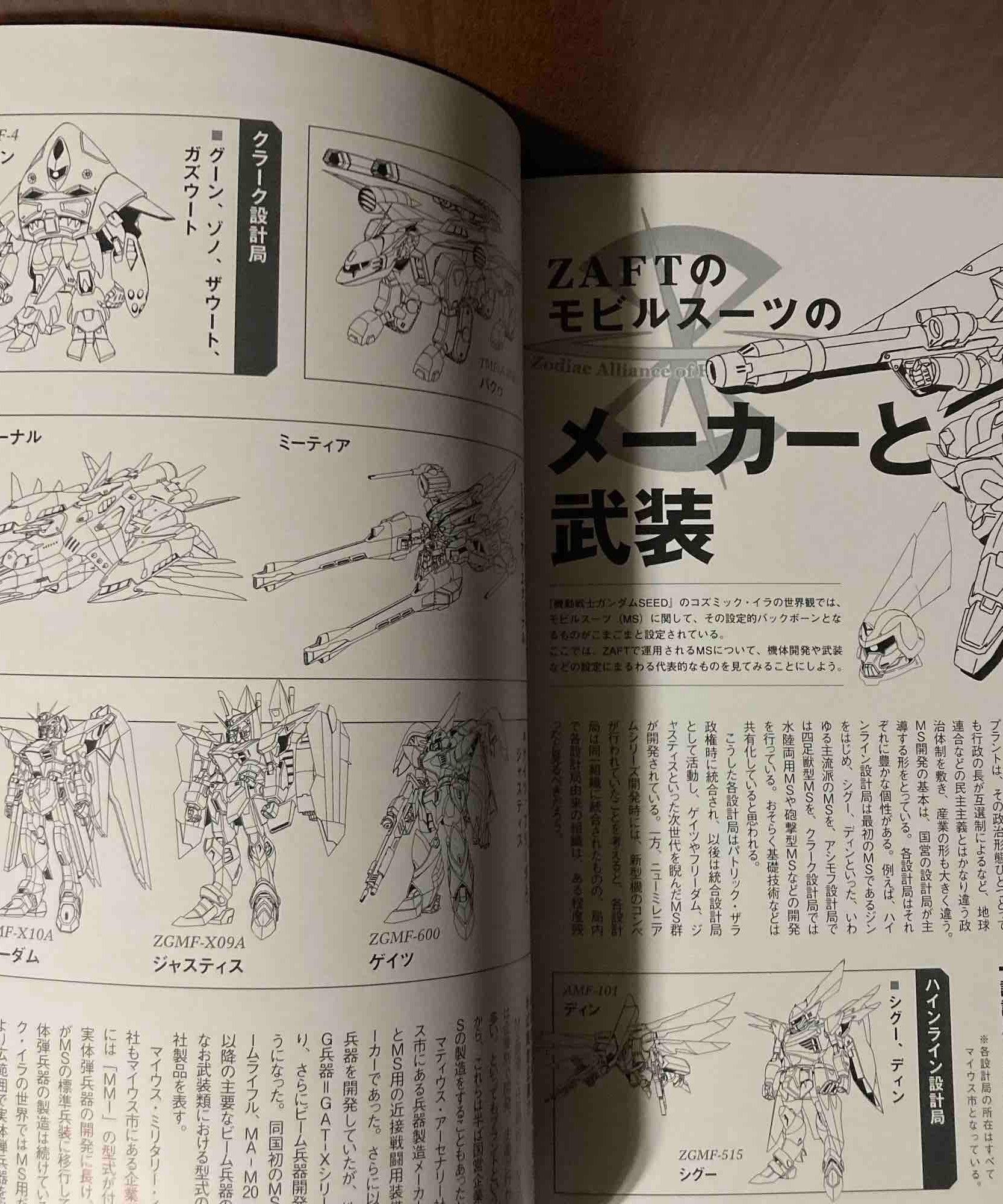 Mobile Suits Zenshu 16 developed by ZAFT