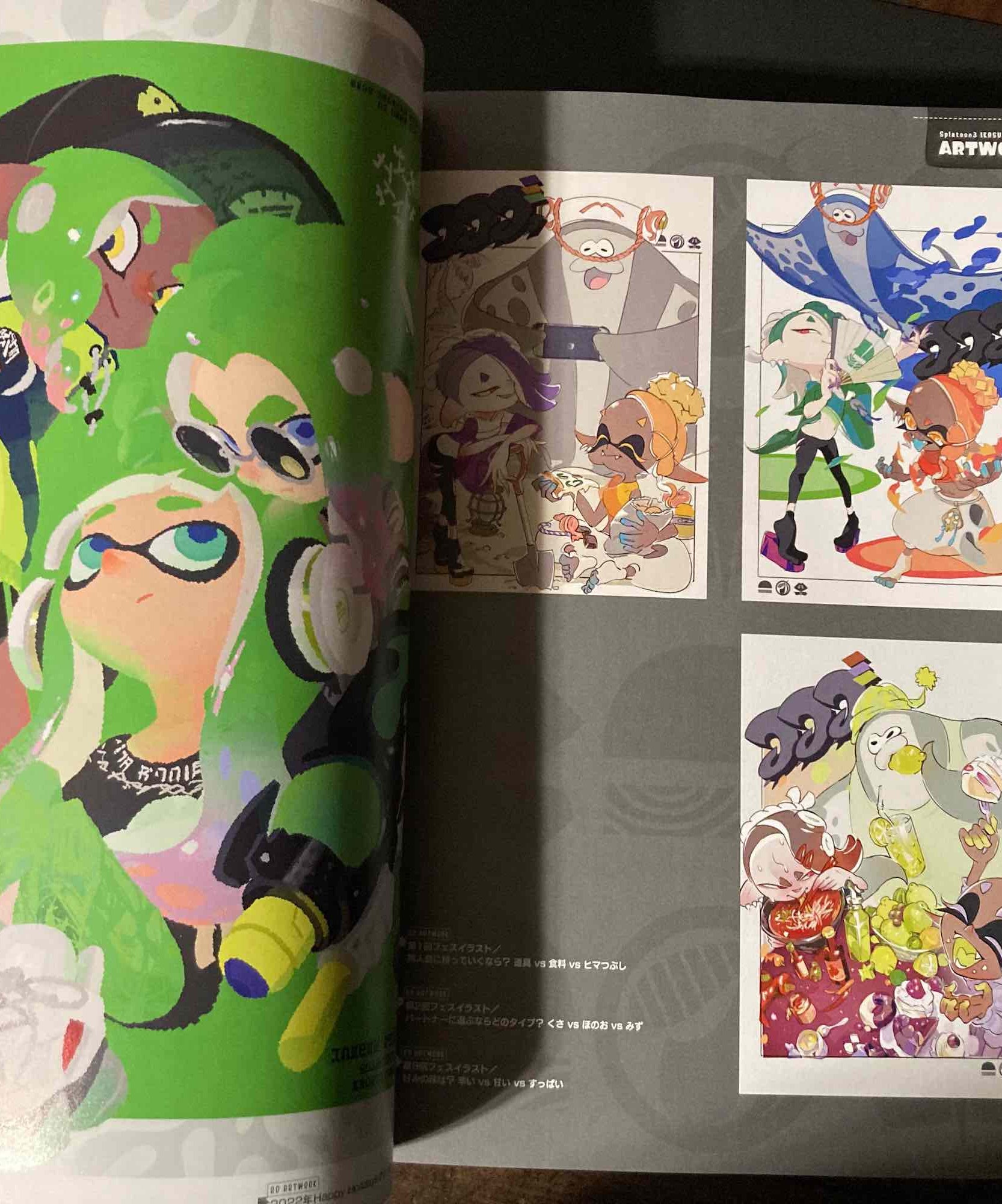 Splatoon 3 - Ikasu Artbook