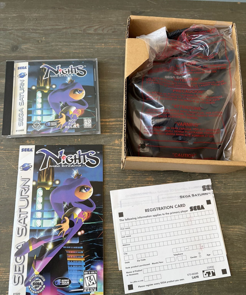 Night into Dreams + 3D Control Pad CIB