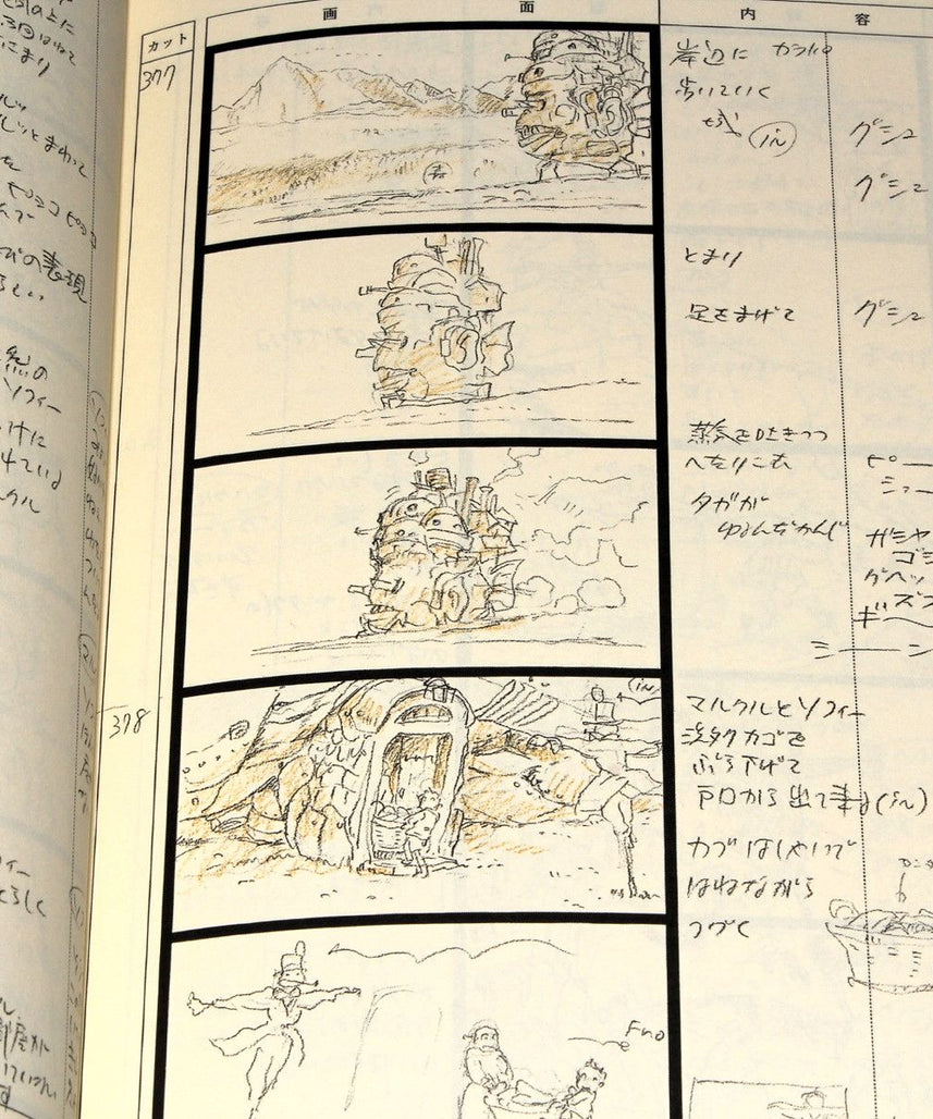 Howl's Moving Castle - Conte / Storyboard