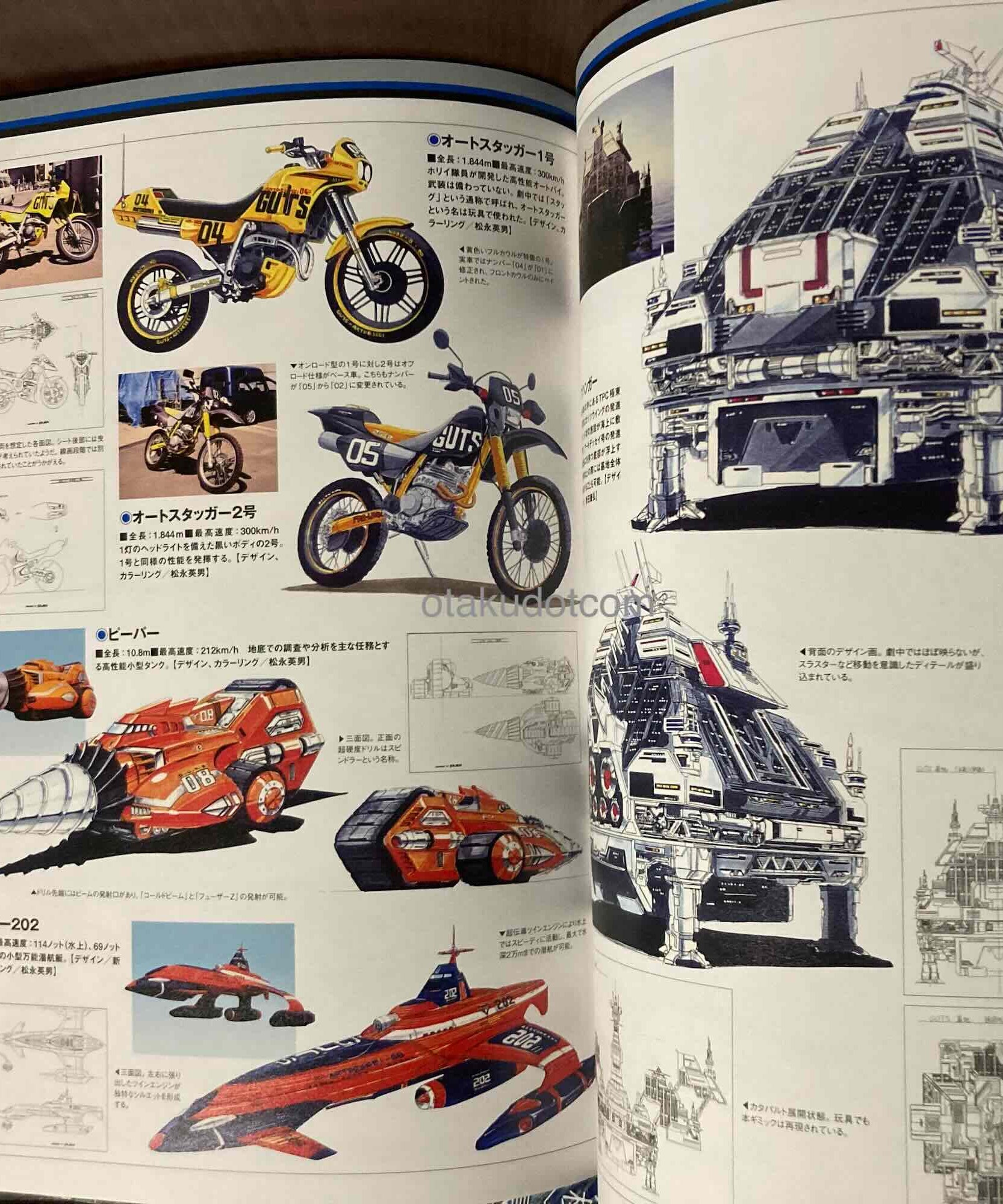 Ultra Mecha Design Art collection Tsuburaya