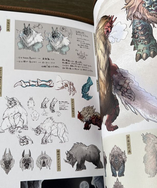 Monster Hunter Rise Official Design Setting Art Works