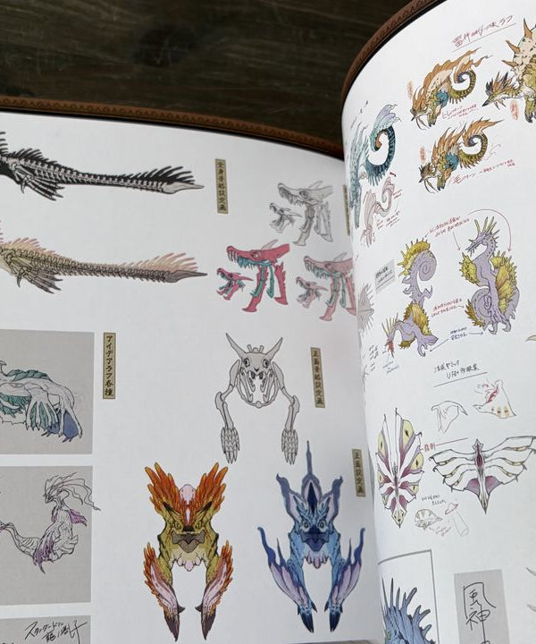 Monster Hunter Rise Official Design Setting Art Works