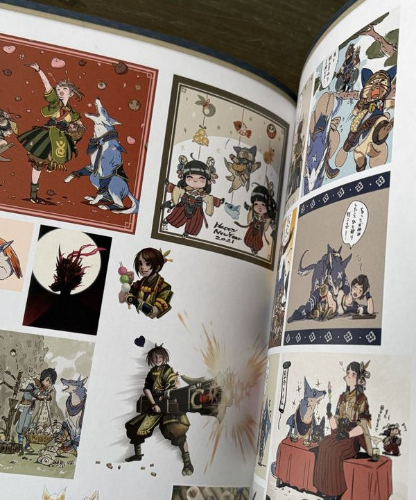 Monster Hunter Rise Official Design Setting Art Works