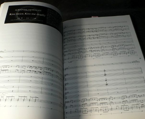 Alice Nine Vandalize Band Score Music Book