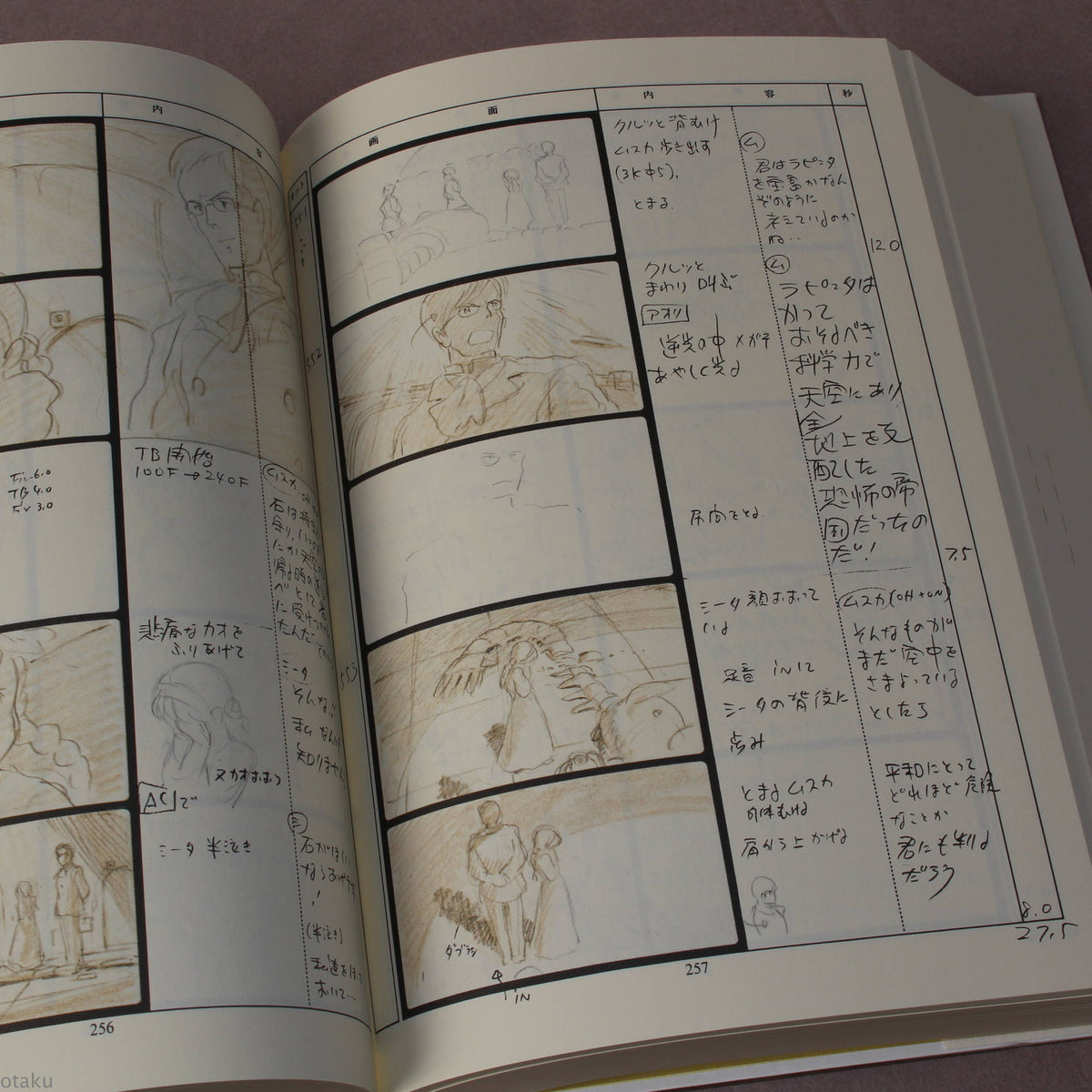 Laputa Storyboard / Conte Book