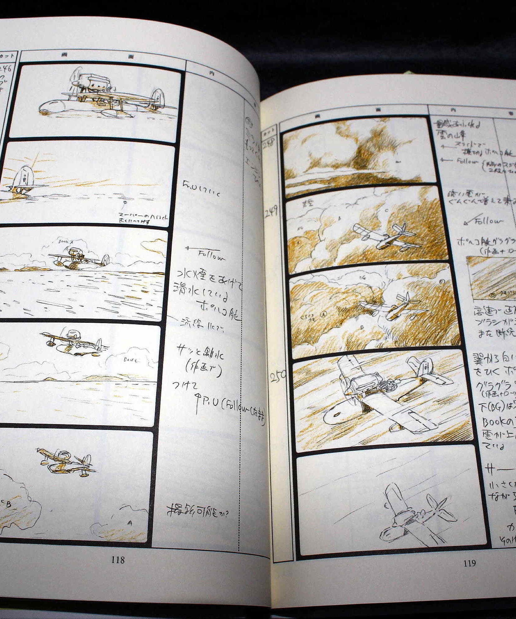 Porco Rosso - Storyboard / Conte Book