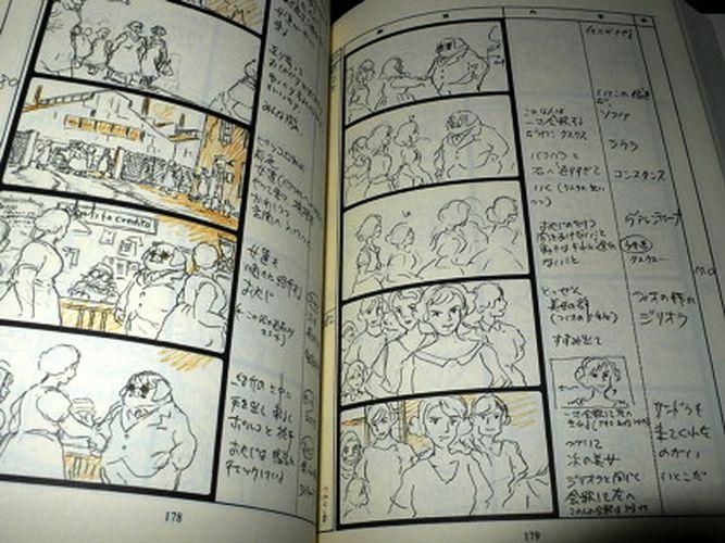 Porco Rosso - Storyboard / Conte Book
