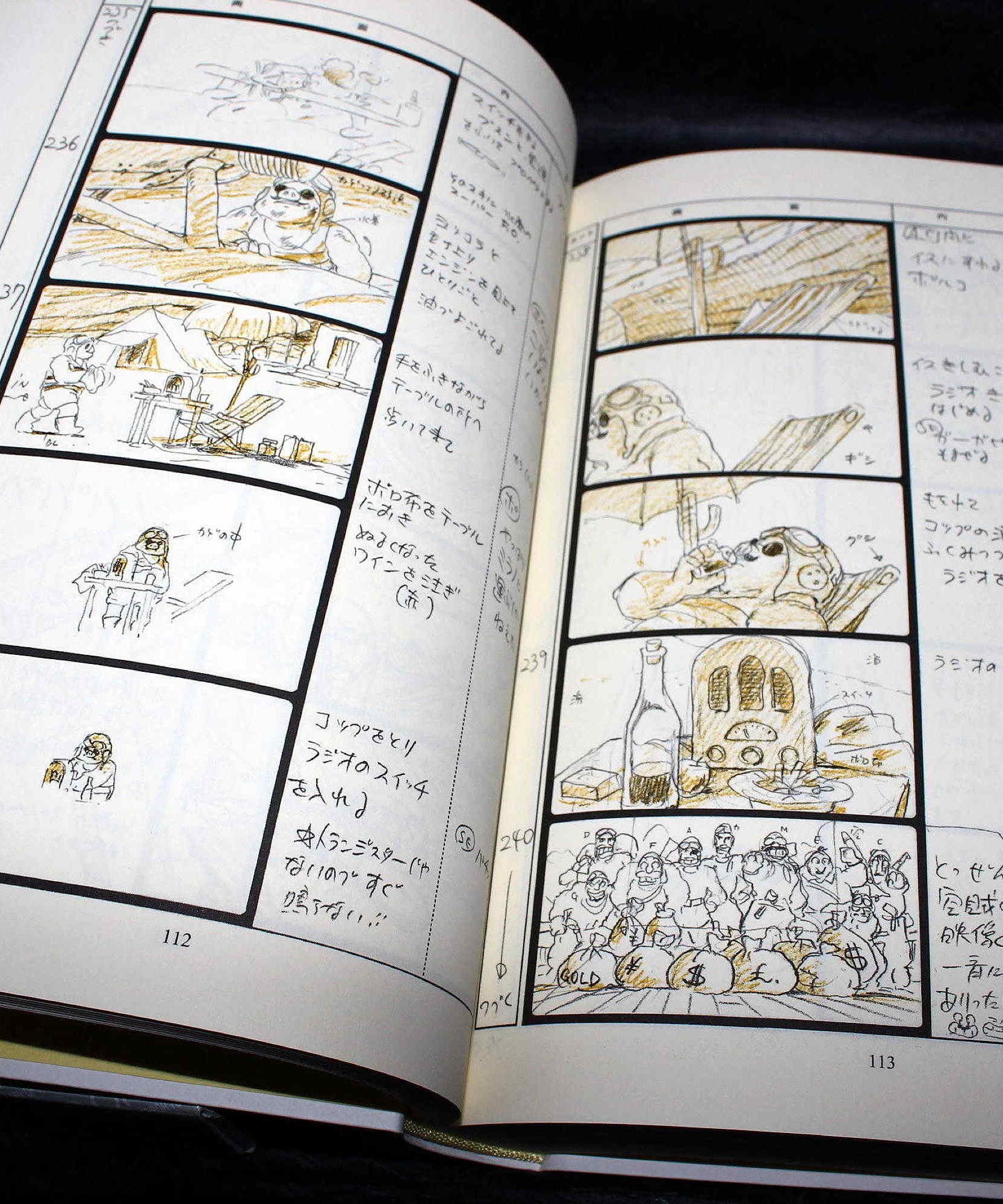 Porco Rosso - Storyboard / Conte Book
