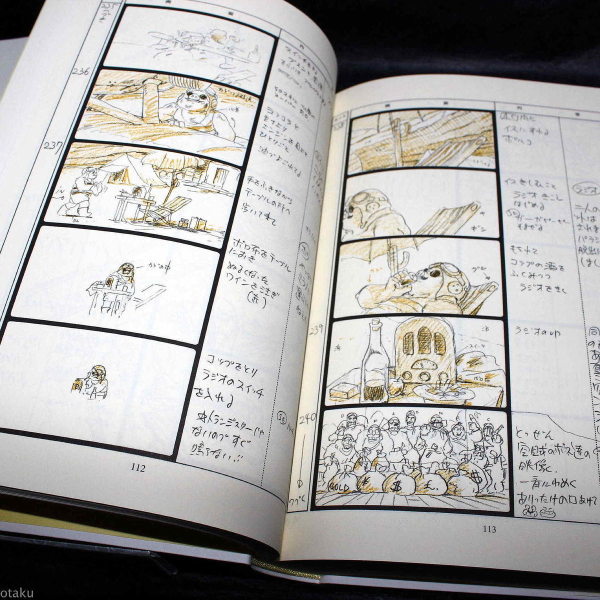 Porco Rosso - Storyboard / Conte Book