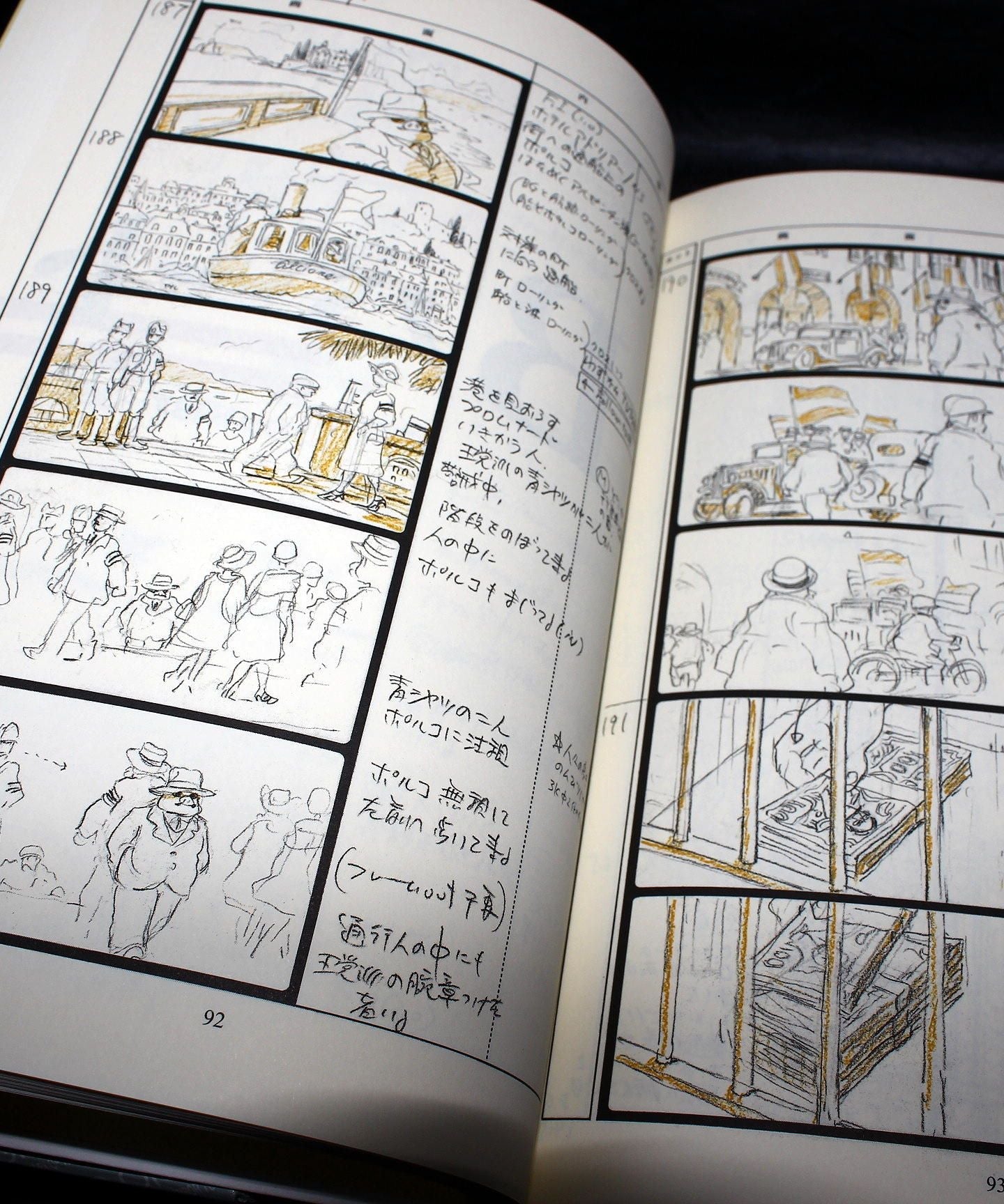 Porco Rosso - Storyboard / Conte Book