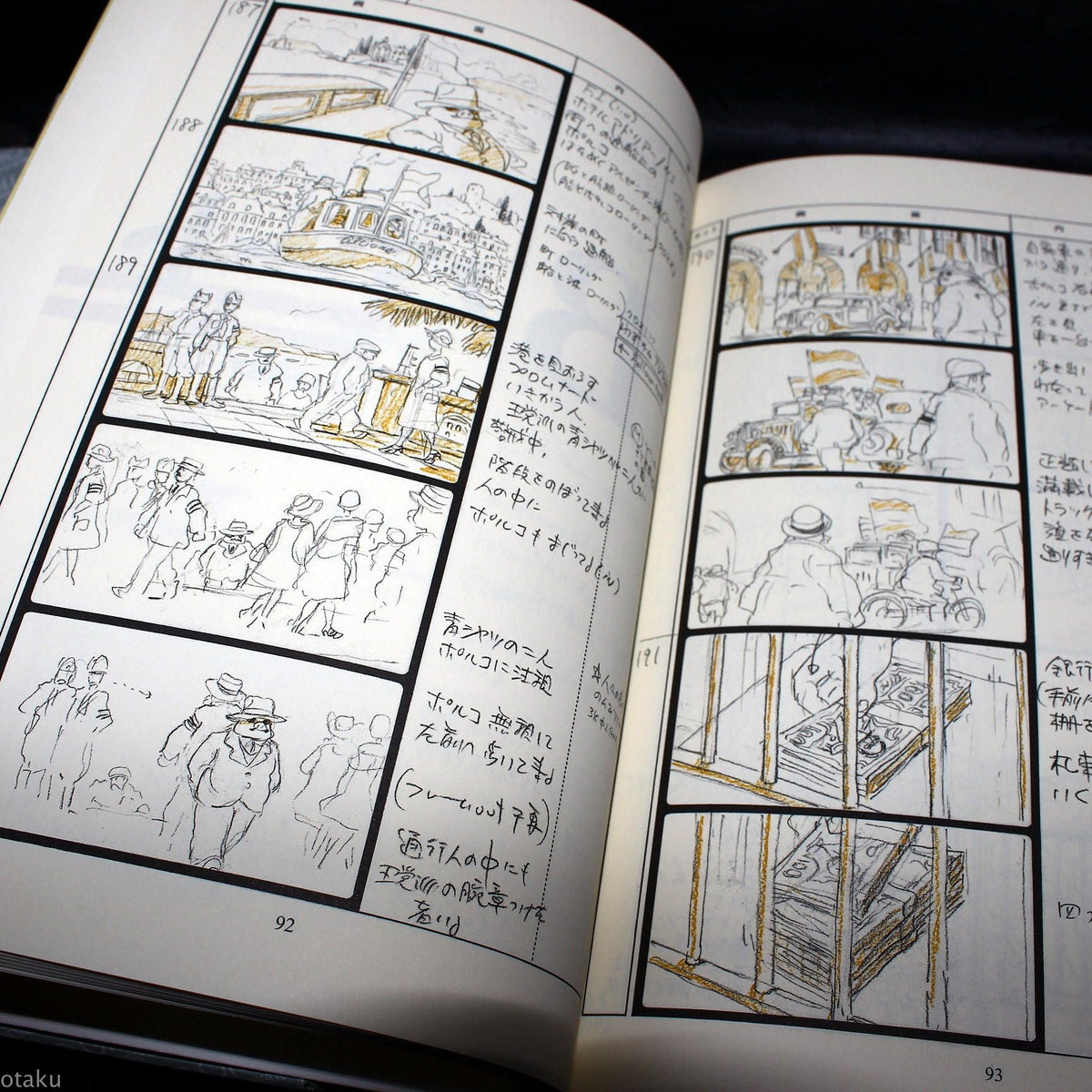 Porco Rosso - Storyboard / Conte Book