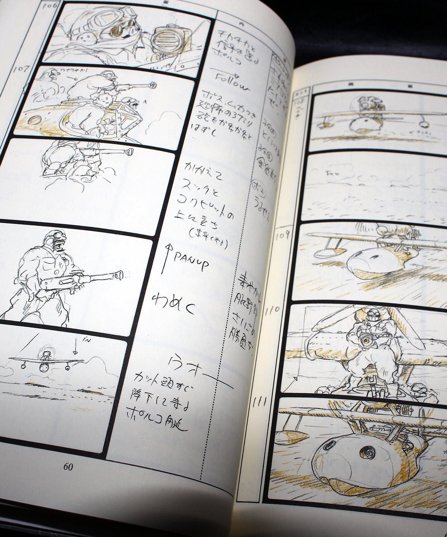 Porco Rosso - Storyboard / Conte Book
