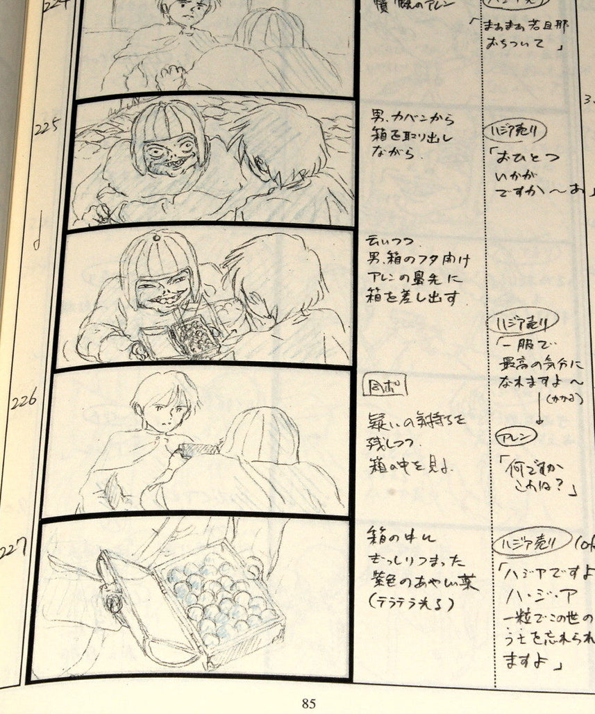 Gedo Senki Tales From Earthsea Storyboard / Conte Book
