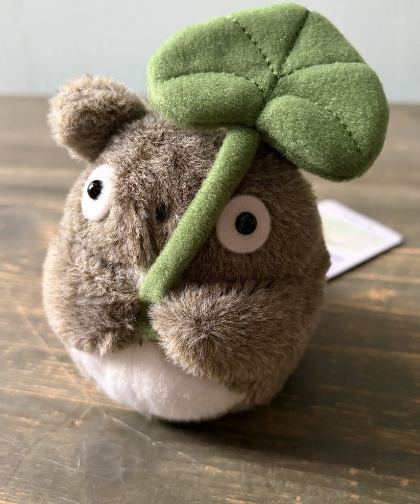 Totoro with Leaf Soft Toy