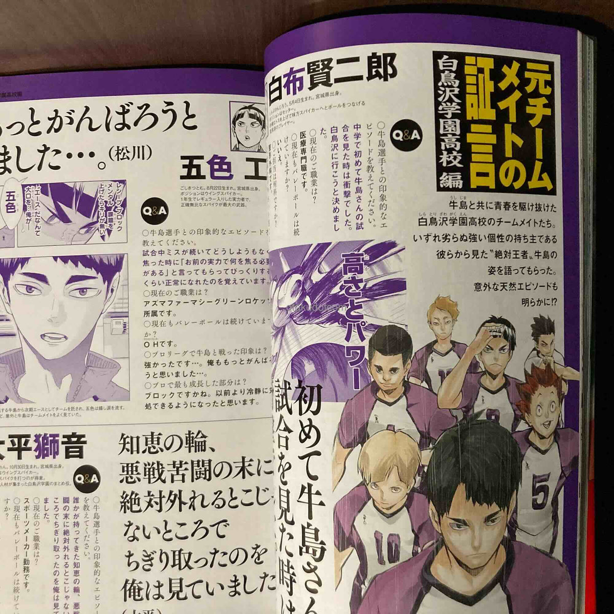 Haikyu magazine August 2025