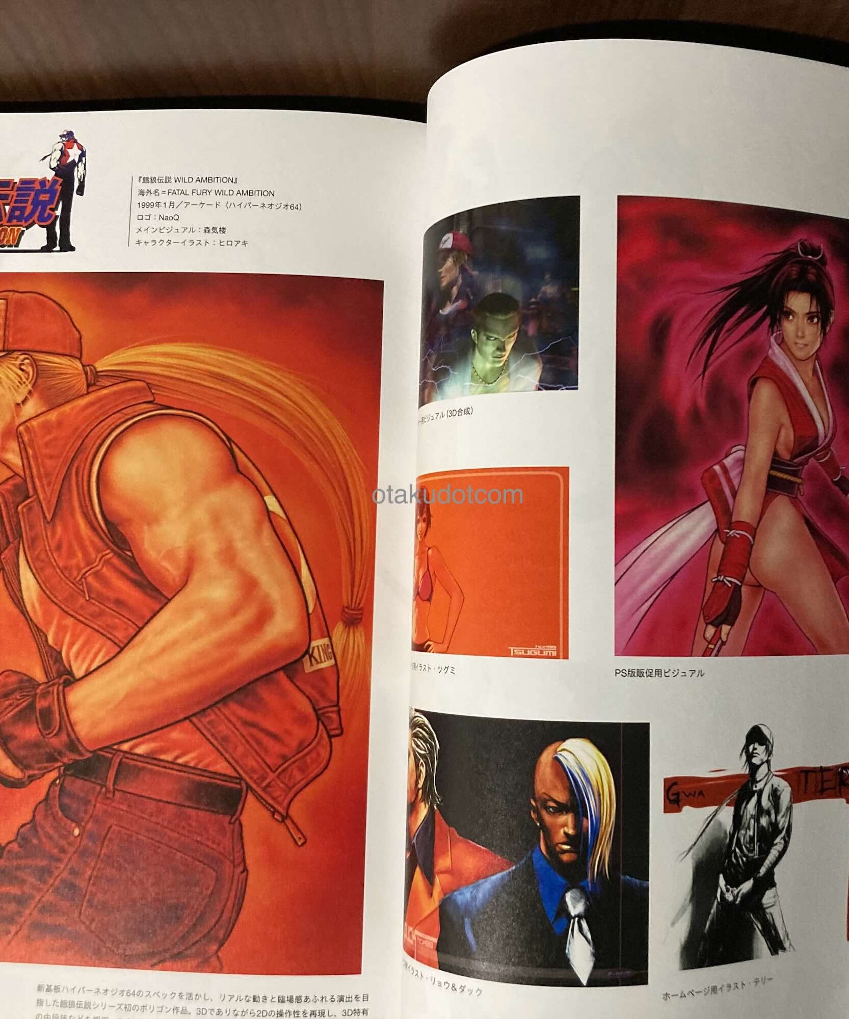 Fatal Fury City of the Wolves Official Artworks Collection