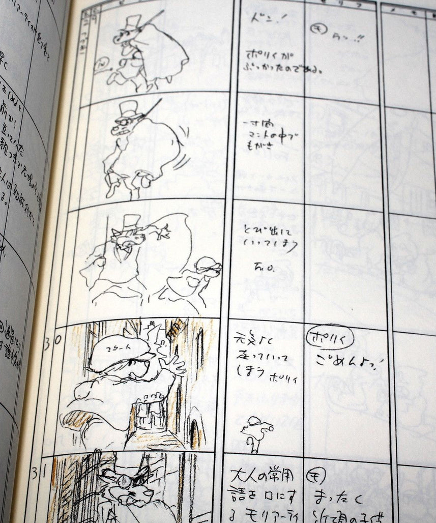 Sherlock Hound / Detective Holmes - Storyboard / Conte Book 1