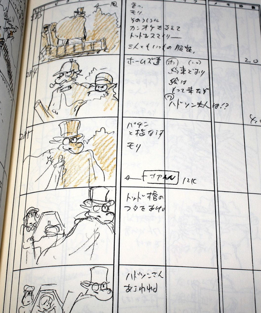 Sherlock Hound / Detective Holmes - Storyboard / Conte Book 1