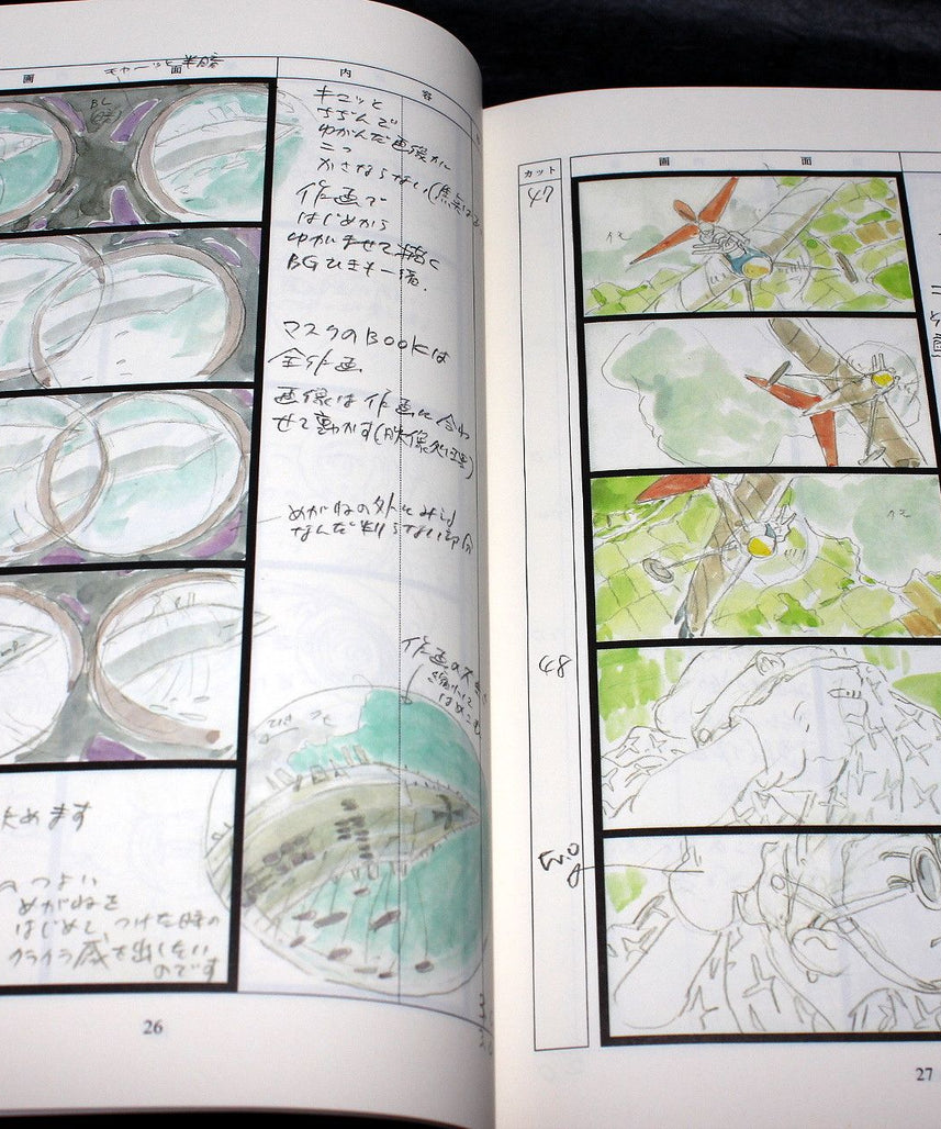 Kaze Tachinu / The Wind Rises - Storyboard / Conte Book