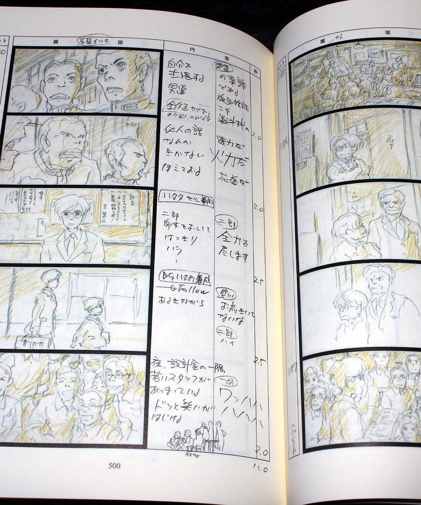 Kaze Tachinu / The Wind Rises - Storyboard / Conte Book
