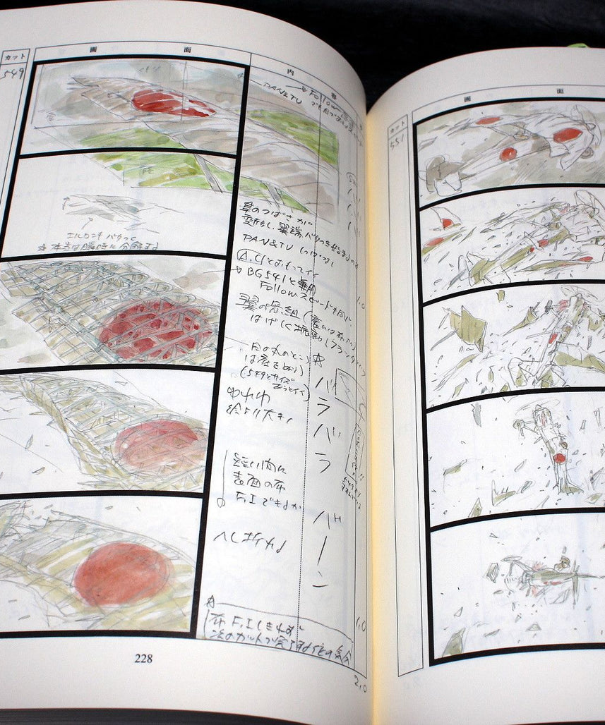 Kaze Tachinu / The Wind Rises - Storyboard / Conte Book