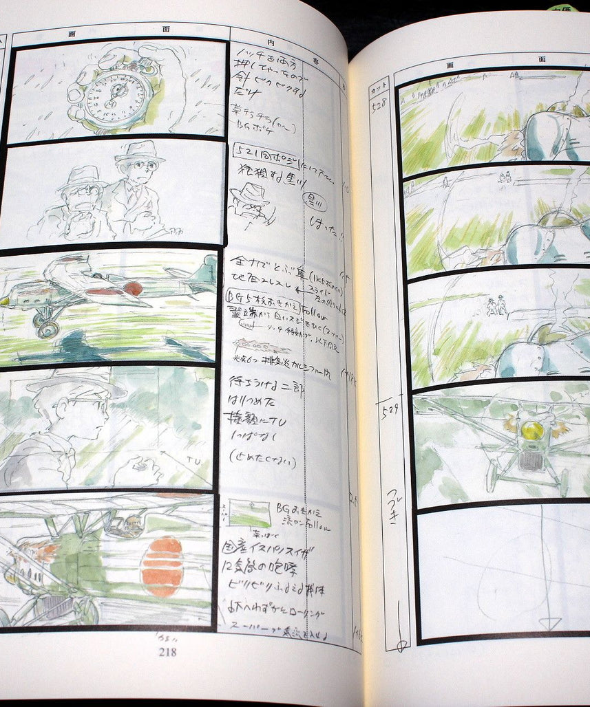 Kaze Tachinu / The Wind Rises - Storyboard / Conte Book