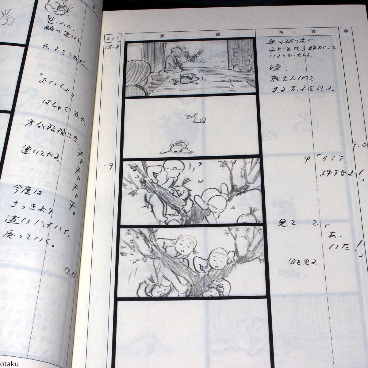 The Tale of The Princess Kaguya Conte Storyboard Art Book