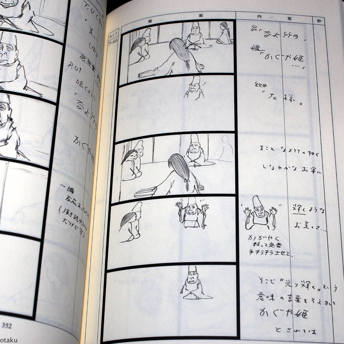 The Tale of The Princess Kaguya Conte Storyboard Art Book
