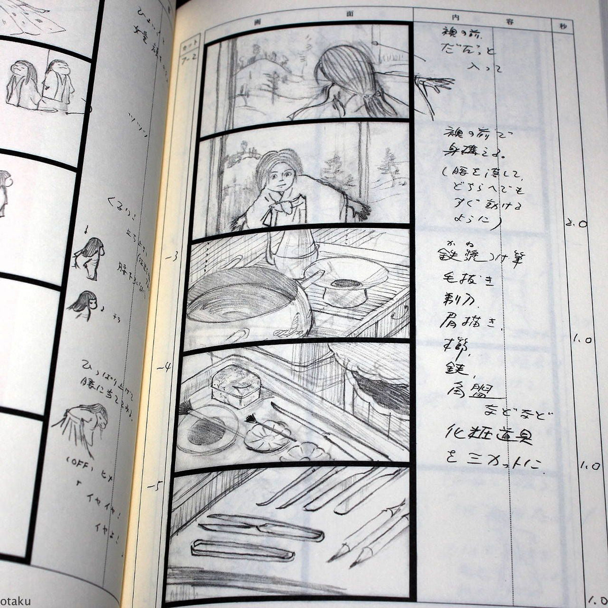The Tale of The Princess Kaguya Conte Storyboard Art Book