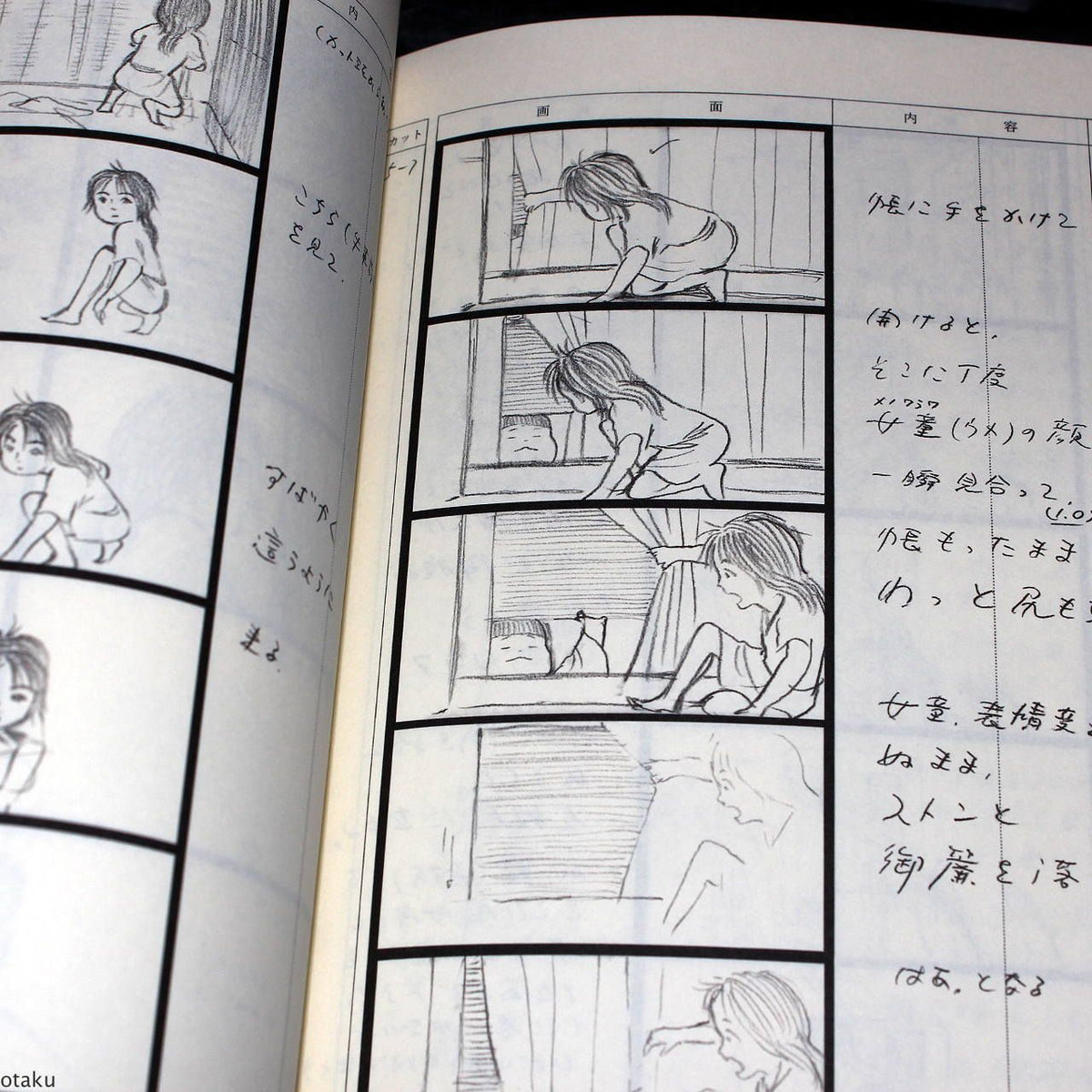 The Tale of The Princess Kaguya Conte Storyboard Art Book
