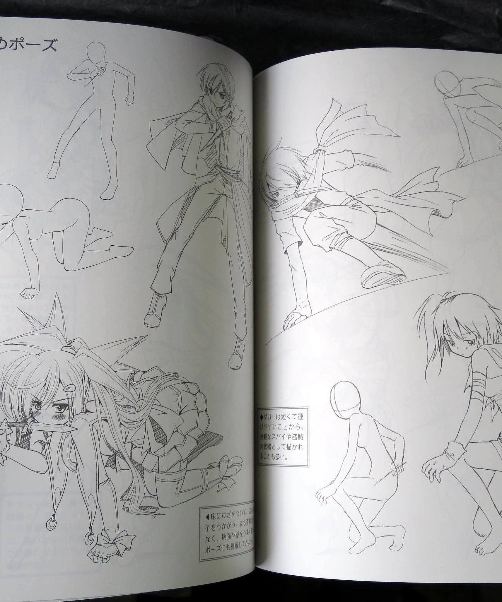 Fight - Fantasy Weapons Illustration Pose Collection