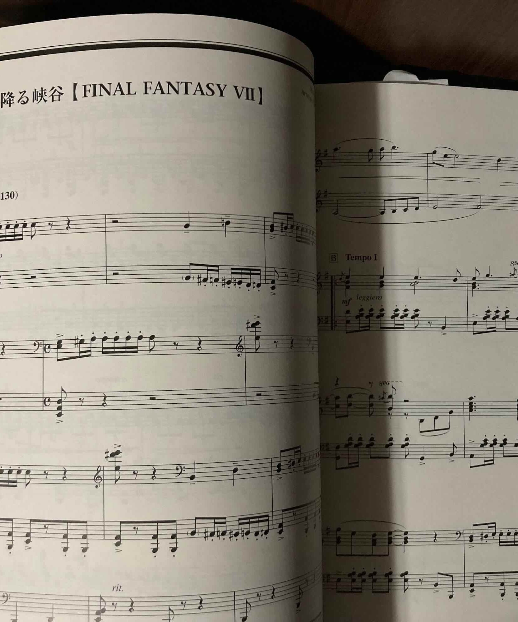 Final Fantasy Piano Opera Music VII VIII IX Music Score