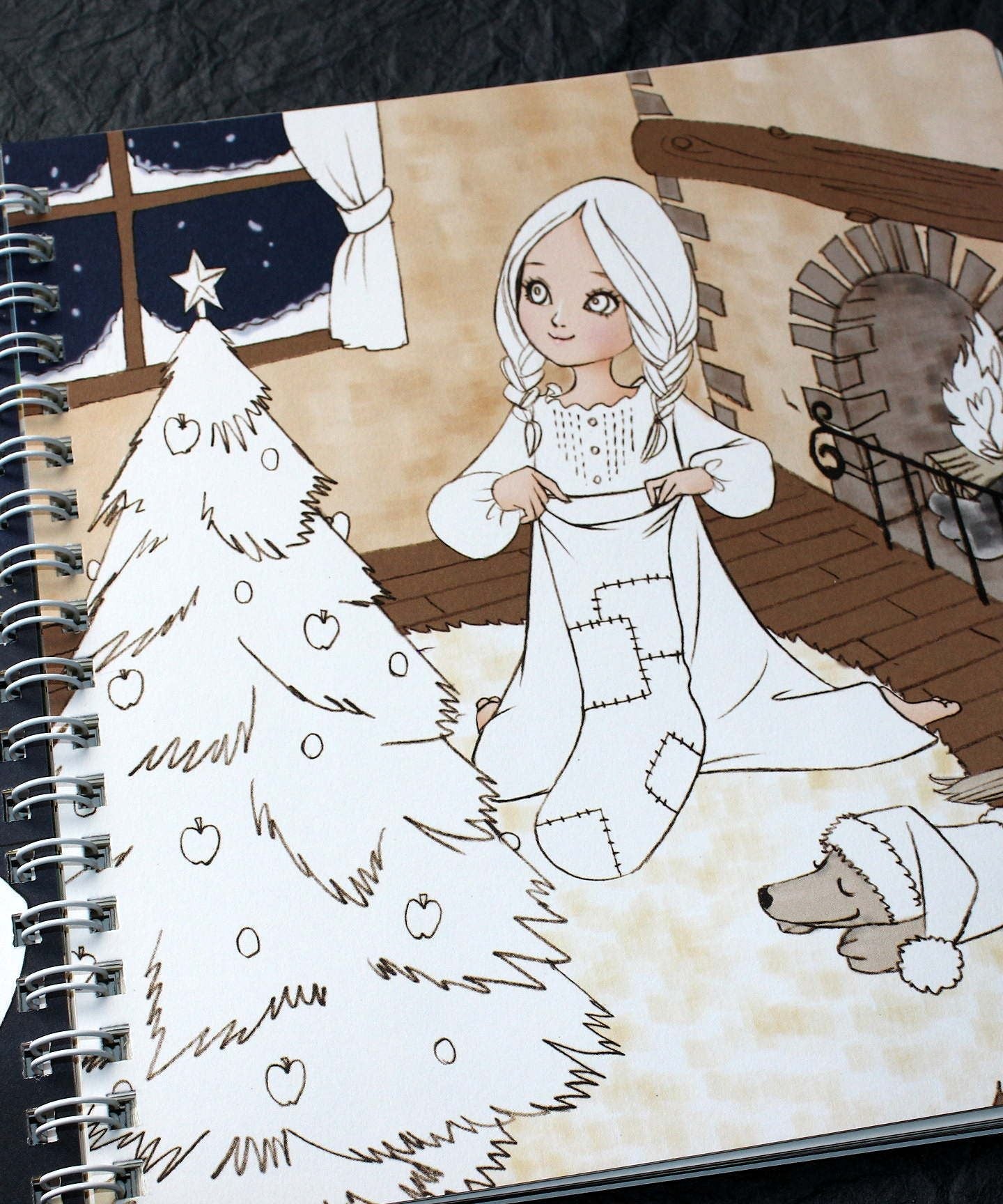 Oshare Note 1 - Kisekae to Nurie / Sticker and Coloring Art Book