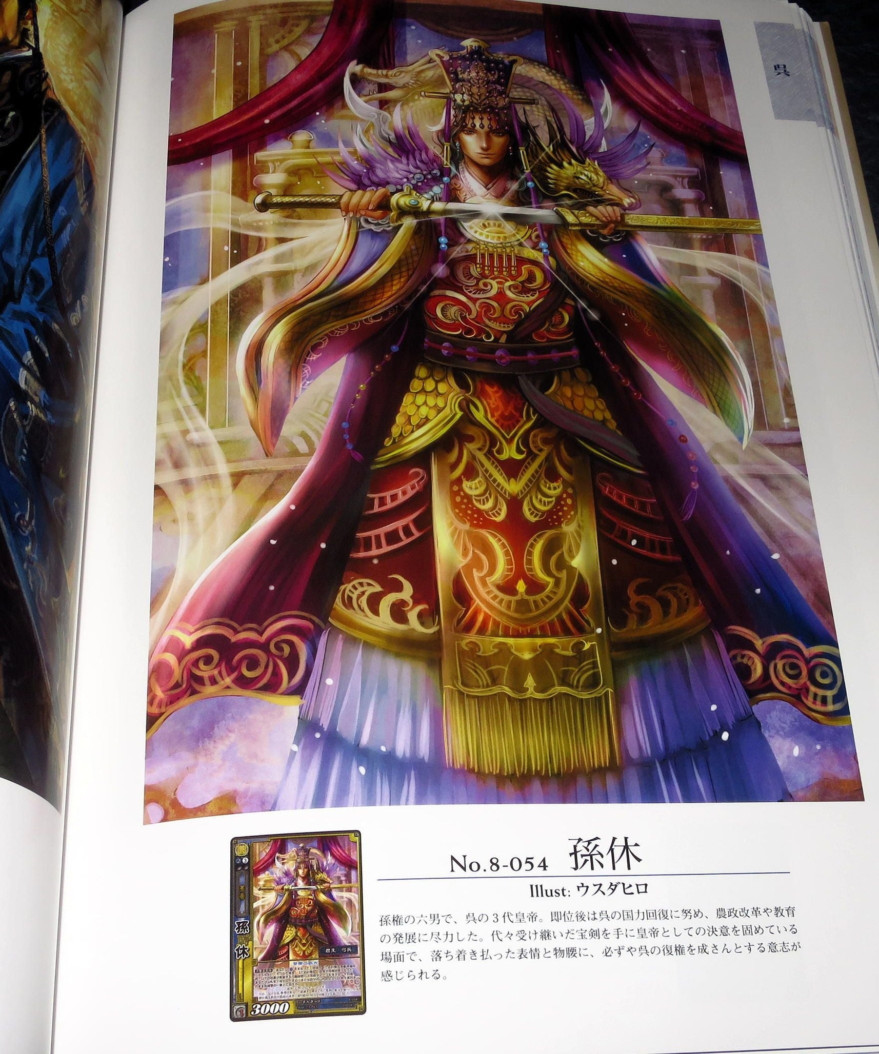 Sangokushi Taisen Trading Card Game - Visual Guide Art Book