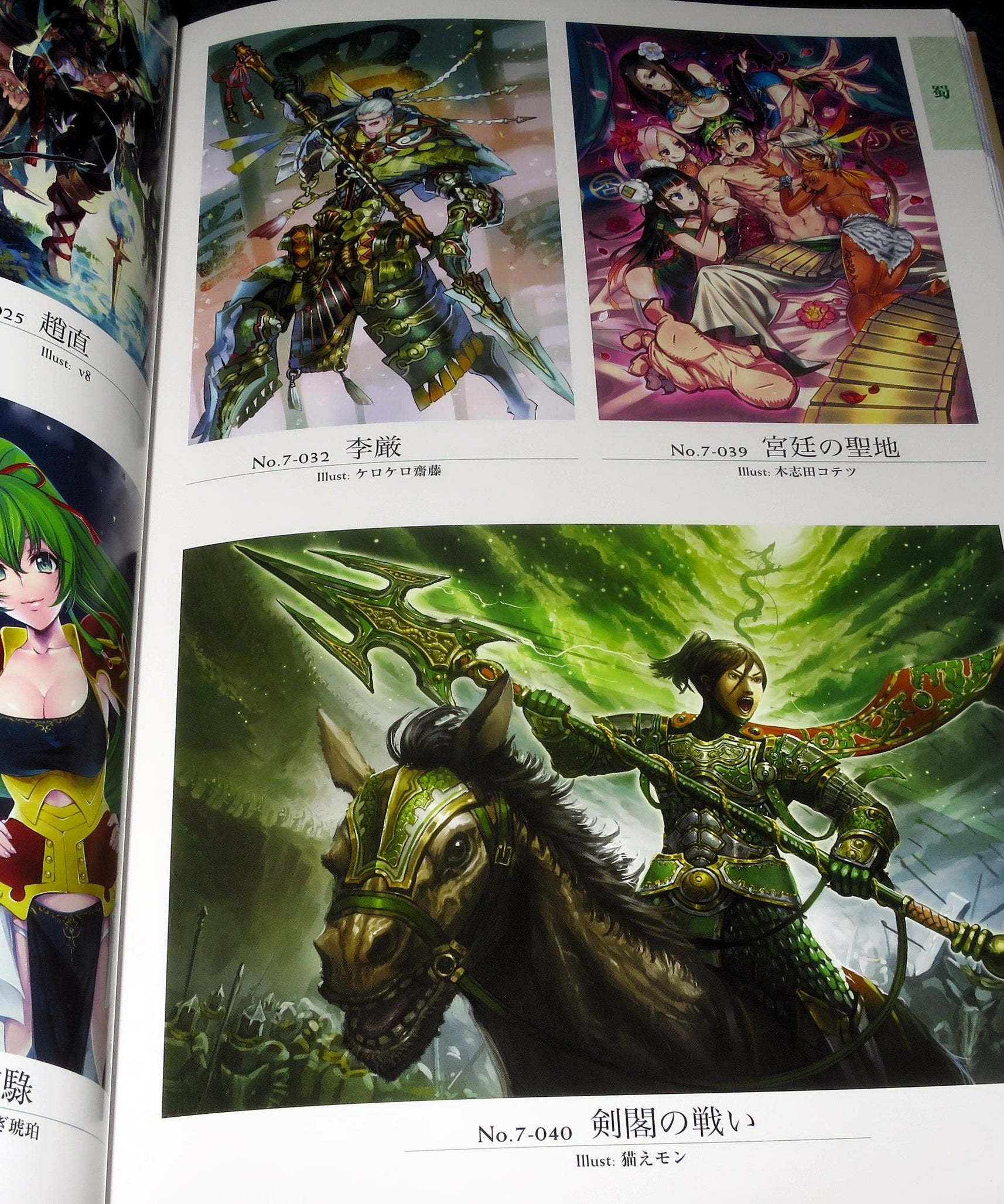 Sangokushi Taisen Trading Card Game - Visual Guide Art Book