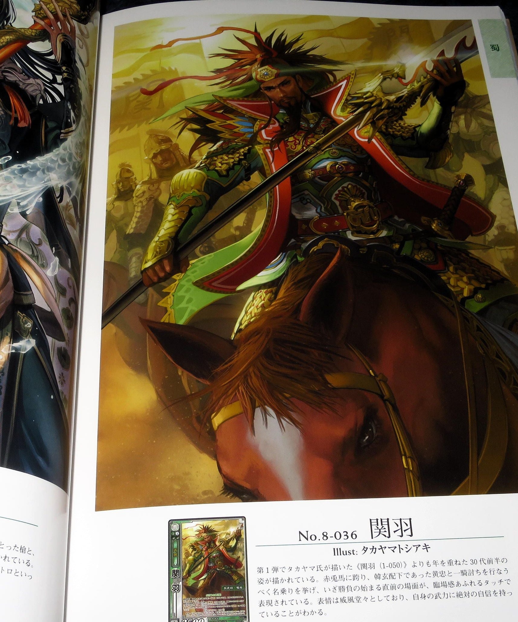 Sangokushi Taisen Trading Card Game - Visual Guide Art Book
