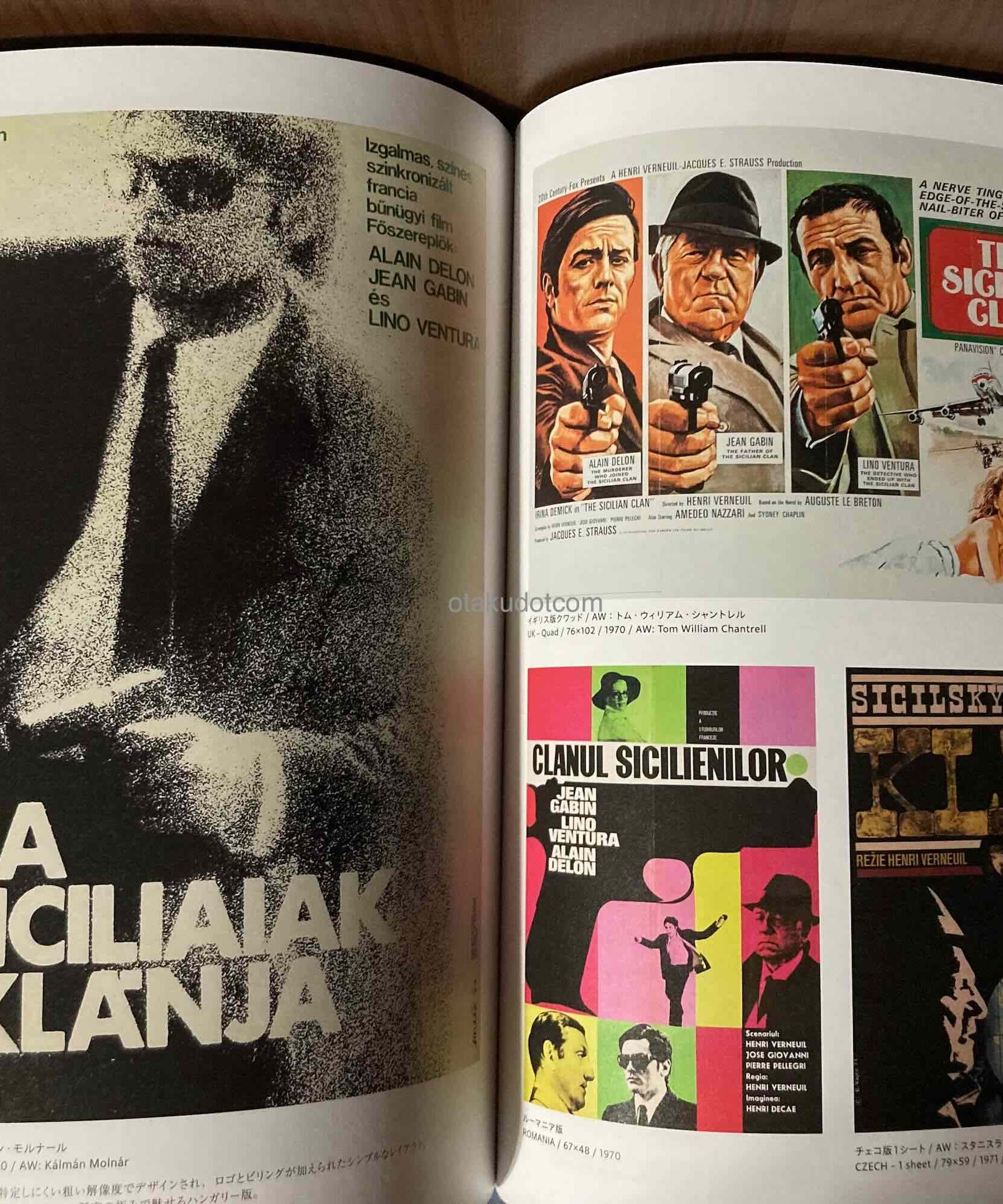 Alain Delon Original Film Poster Collection
