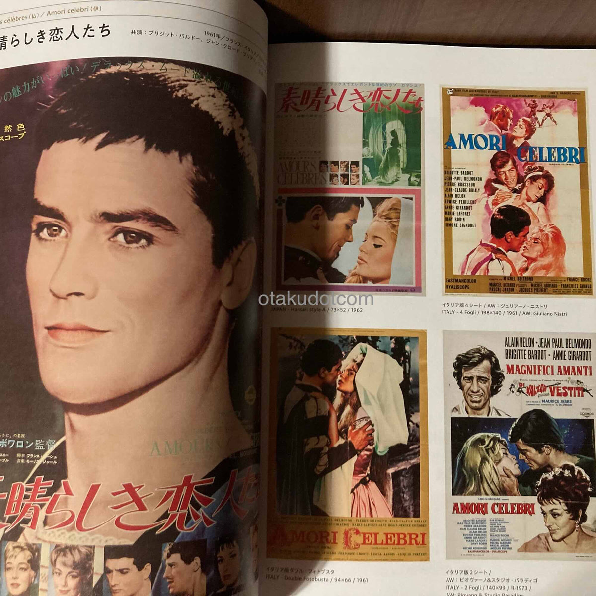 Alain Delon Original Film Poster Collection