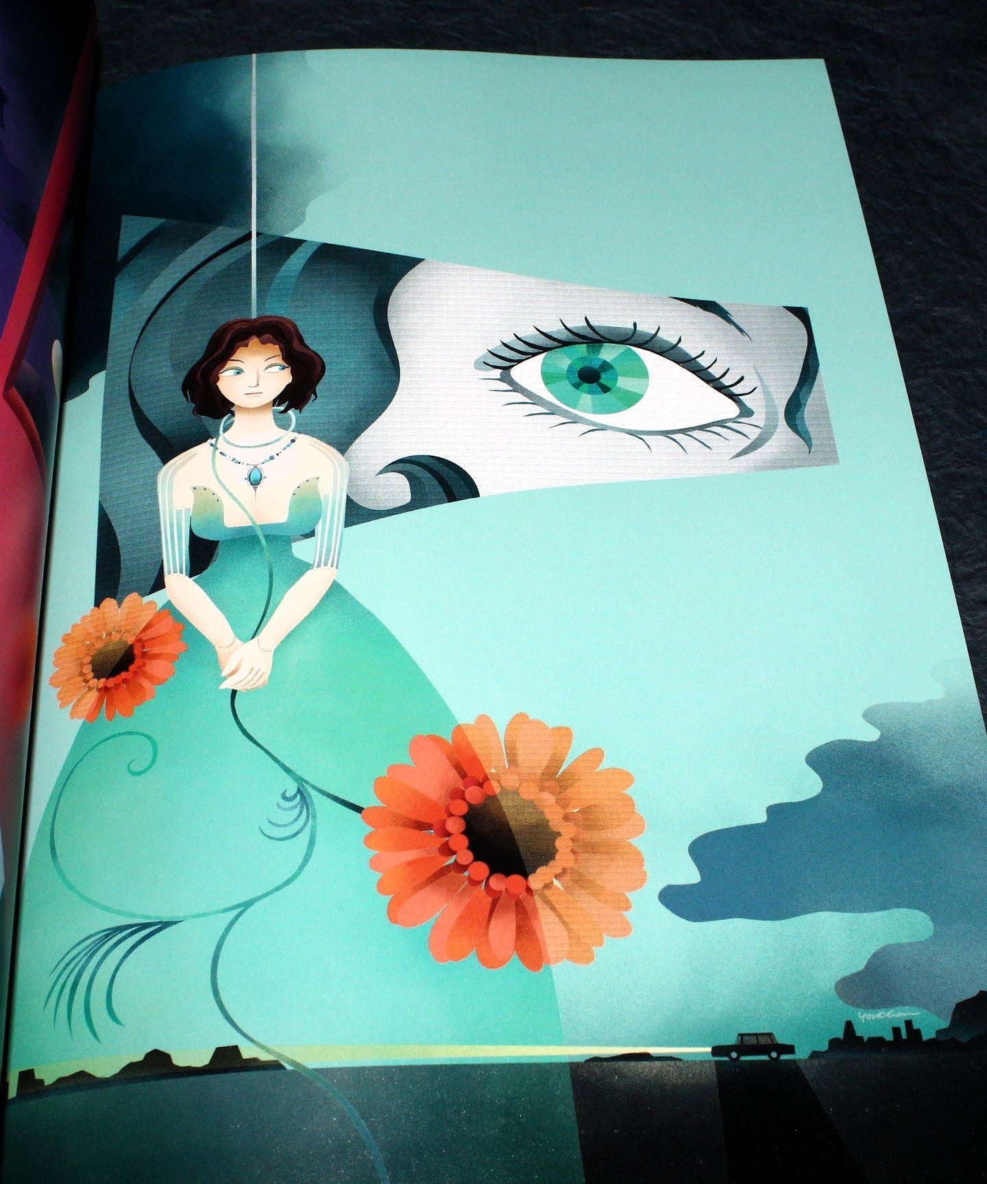 Youchan Illustrations - Turquoise