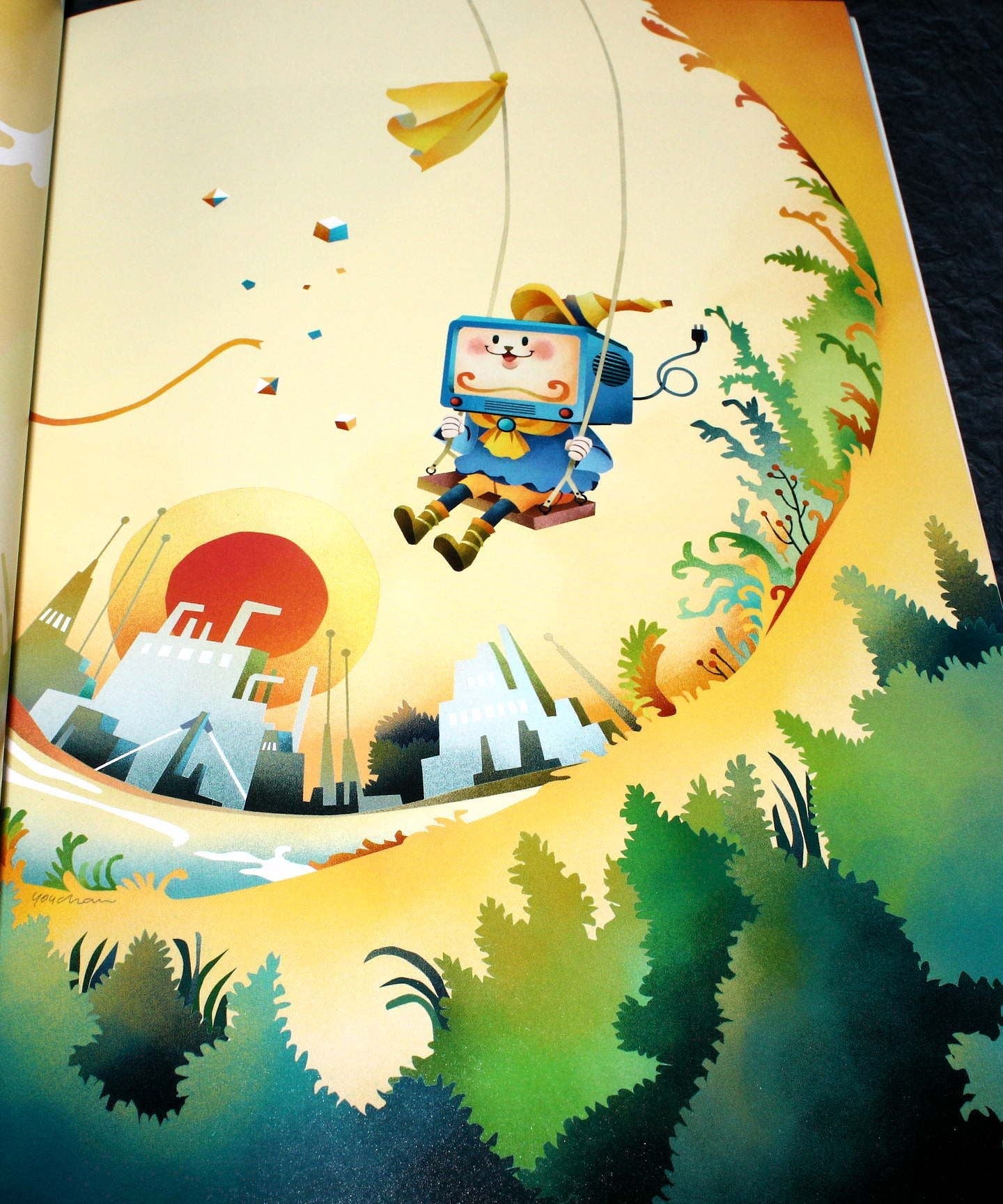 Youchan Illustrations - Turquoise