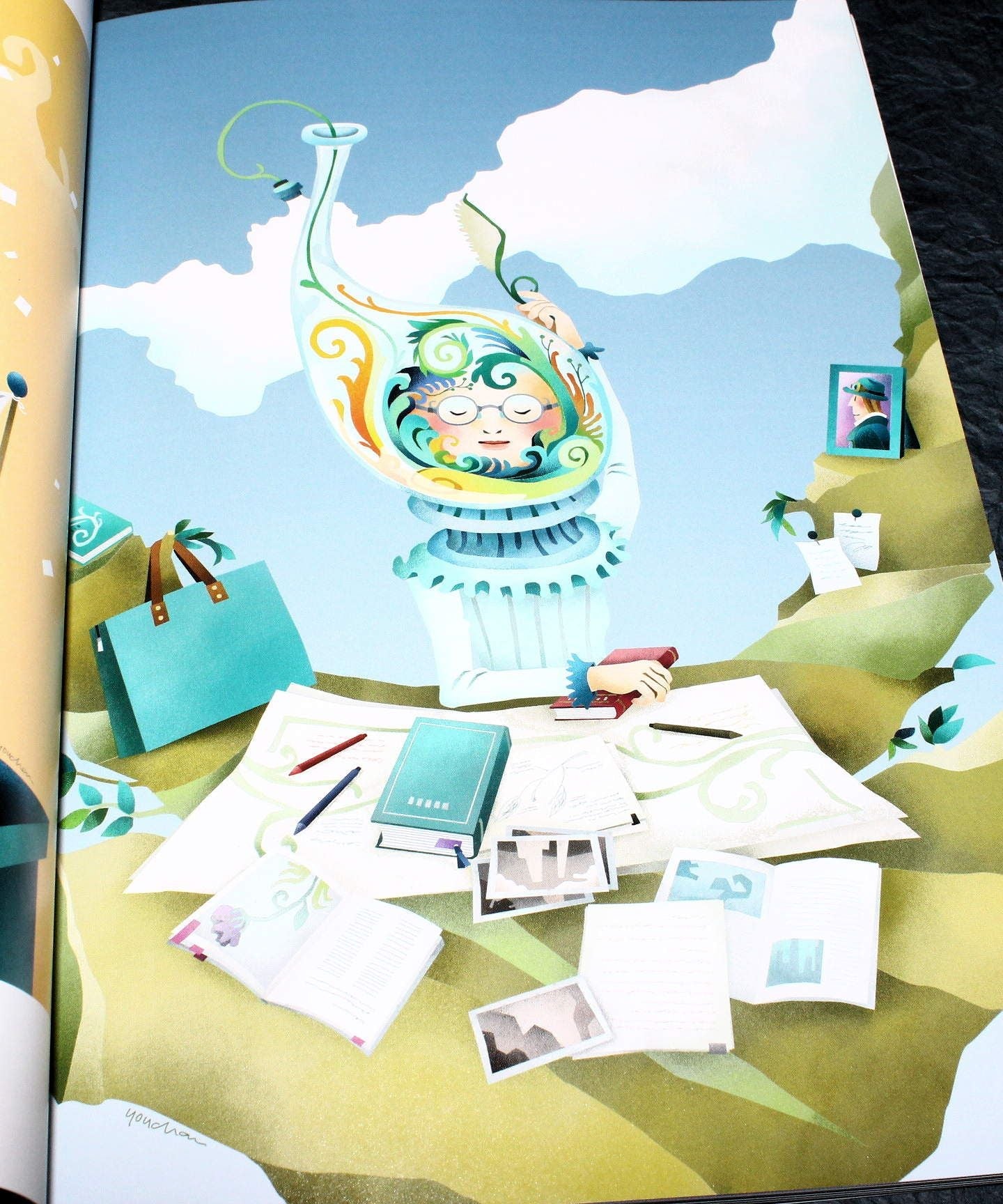 Youchan Illustrations - Turquoise