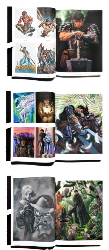 THE ARTWORK OF BERSERK Kentaro Miura's Paintings Legend of the Sword Wind Imprinted Warrior Warrior